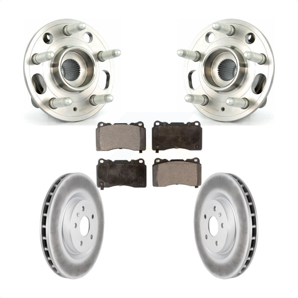 Kit de plaquettes de Rotor de frein, roulement de moyeu avant, pour Buick Regal avec étrier Brembo
