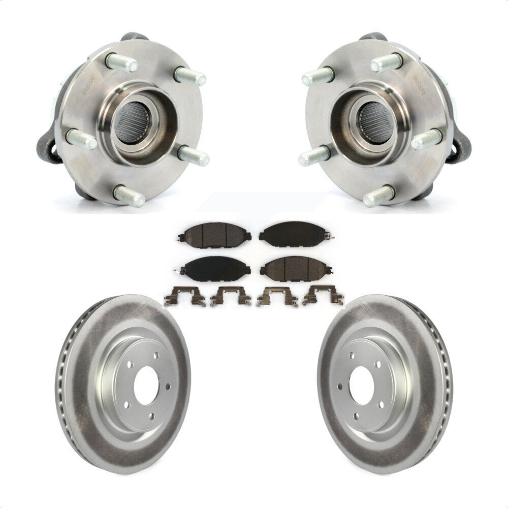 Kit de plaquettes de Rotor de frein, roulement de moyeu avant, pour Nissan Pathfinder Murano INFINIT