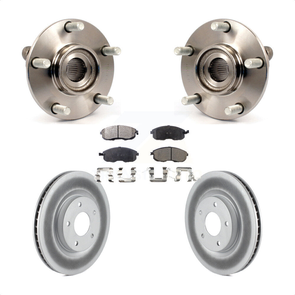 Kit de Rotor et plaquettes de frein revêtus de roulement de moyeu avant, pour Nissan Sentra SE-R avec 2.5