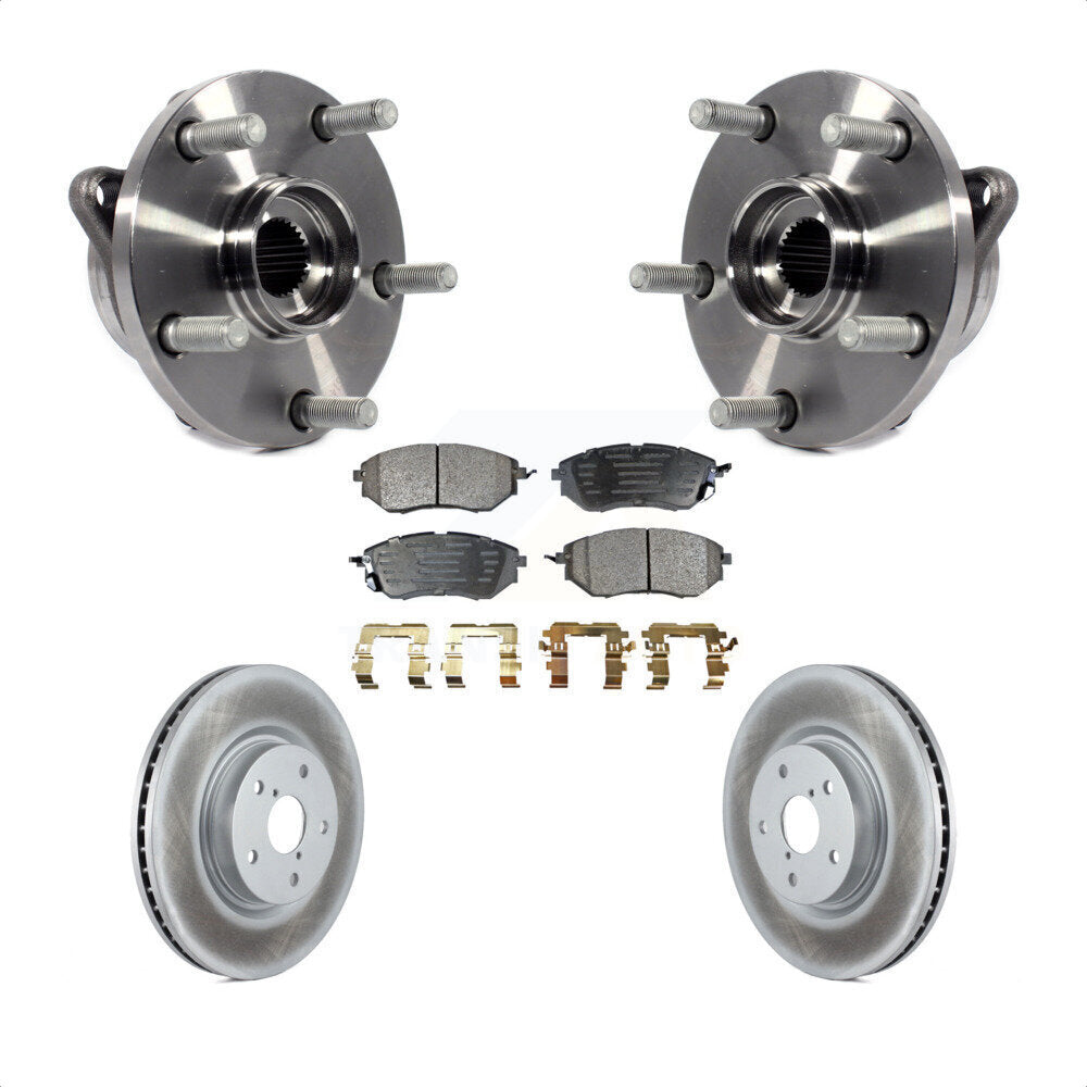 Kit de Rotor et plaquettes de frein revêtus de roulement de moyeu avant, pour Subaru Outback WRX Legacy B