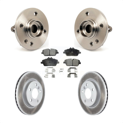 Kit de plaquettes de Rotor de frein à disque revêtu de roulement de moyeu avant, pour Mini Cooper 2014 – 2015 1.6