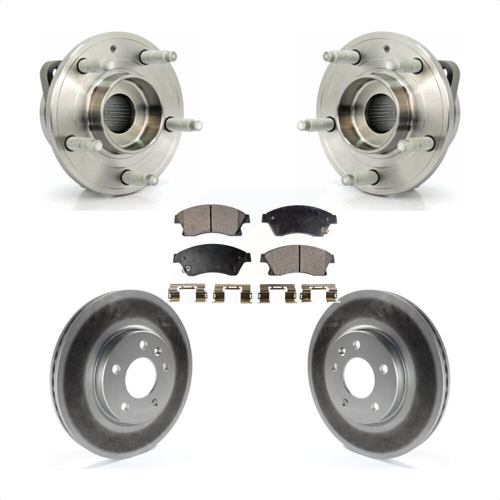 Ensemble de roulement de moyeu avant, Kit de plaquettes de Rotor de frein revêtues pour Buick Veran 2012 – 2013