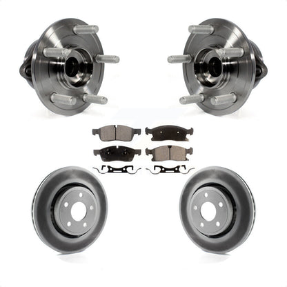 Kit de plaquettes de Rotor de frein, manteau de roulement de moyeu avant, pour Jeep Grand Cherokee Dodge Durang