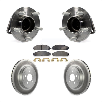 Kit de plaquettes de Rotor de frein à disque revêtu de roulement de moyeu avant, pour Dodge Chrysler 300 Charge