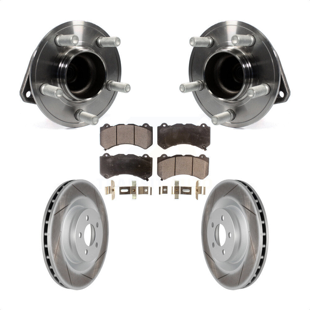 Kit de plaquettes de Rotor de frein, ensemble de roulements de moyeu avant, pour Dodge Challenger Charge