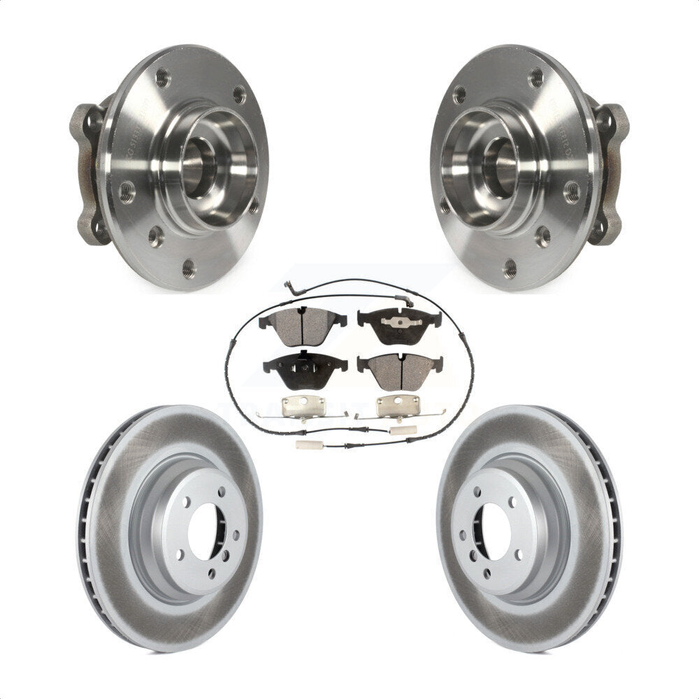 Kit de plaquettes de Rotor de frein revêtues de roulement de moyeu avant, pour BMW X1 xDrive35i 2013 avec AW