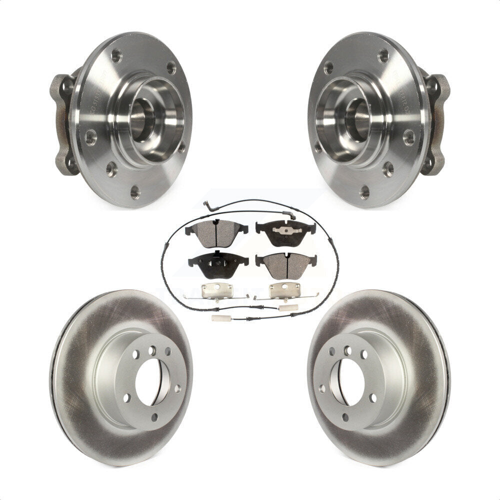Kit de plaquettes de Rotor de frein revêtues de roulement de moyeu avant, pour BMW X1 xDrive28i 13-15 avec AW