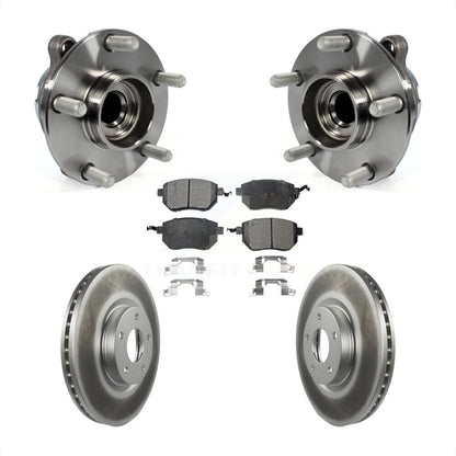 Ensemble de roulement de moyeu avant, Kit de plaquettes de frein à disque revêtues pour INFINITI FX35 RW