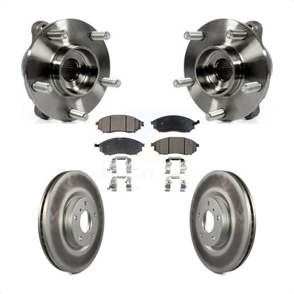Kit de plaquettes de Rotor de frein enduit de roulement de moyeu avant, pour INFINITI G37 EX35 G35 QX50 QX7
