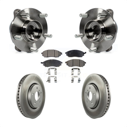 Kit de plaquettes de rotor de frein, ensemble de roulements de moyeu avant, pour INFINITI FX35 FX37 FX4