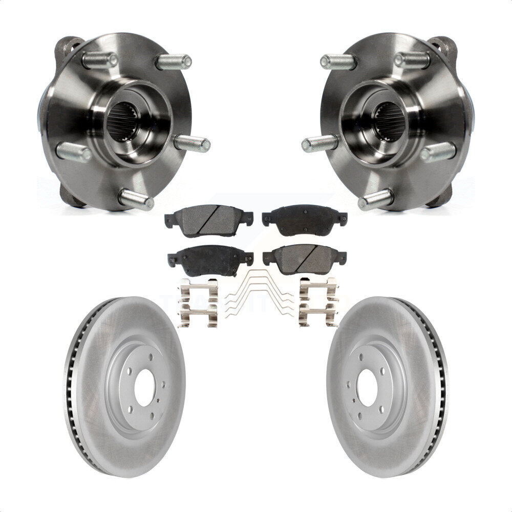 Kit de plaquettes de Rotor de frein à disque enduit d'assemblage de roulement de moyeu avant pour INFINITI G35 Q6
