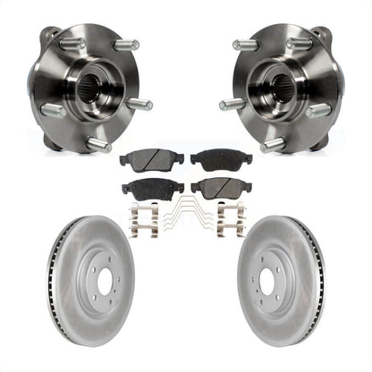 Kit de plaquettes de Rotor de frein à disque enduit d'assemblage de roulement de moyeu avant pour INFINITI G35 Q6
