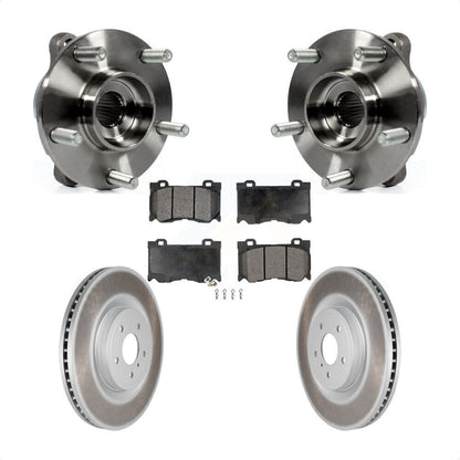 Kit de plaquettes de rotor de frein enduites de roulement de moyeu avant, pour INFINITI Q50 Q60 M37 FX50 QX7