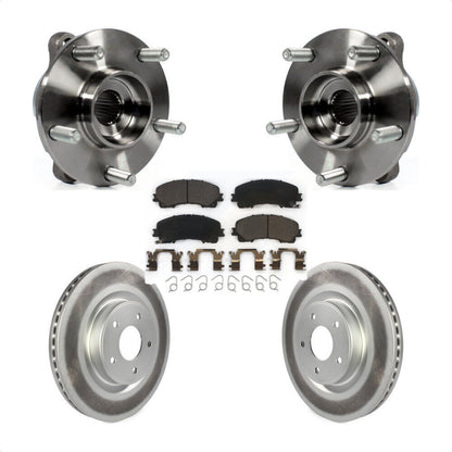 Kit de plaquettes de Rotor de frein à disque enduit de roulement de moyeu avant pour INFINITI Q50 QX50 Q60 AW