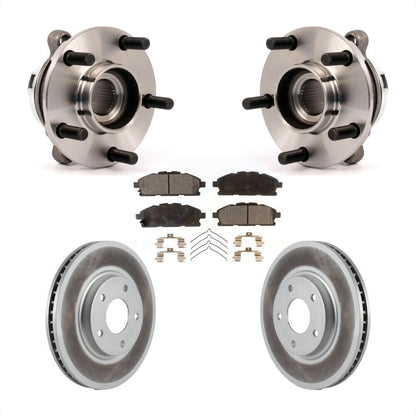 Ensemble de roulement de moyeu avant, Kit de plaquettes de Rotor de frein revêtues pour Nissan Ques 2011 – 2017