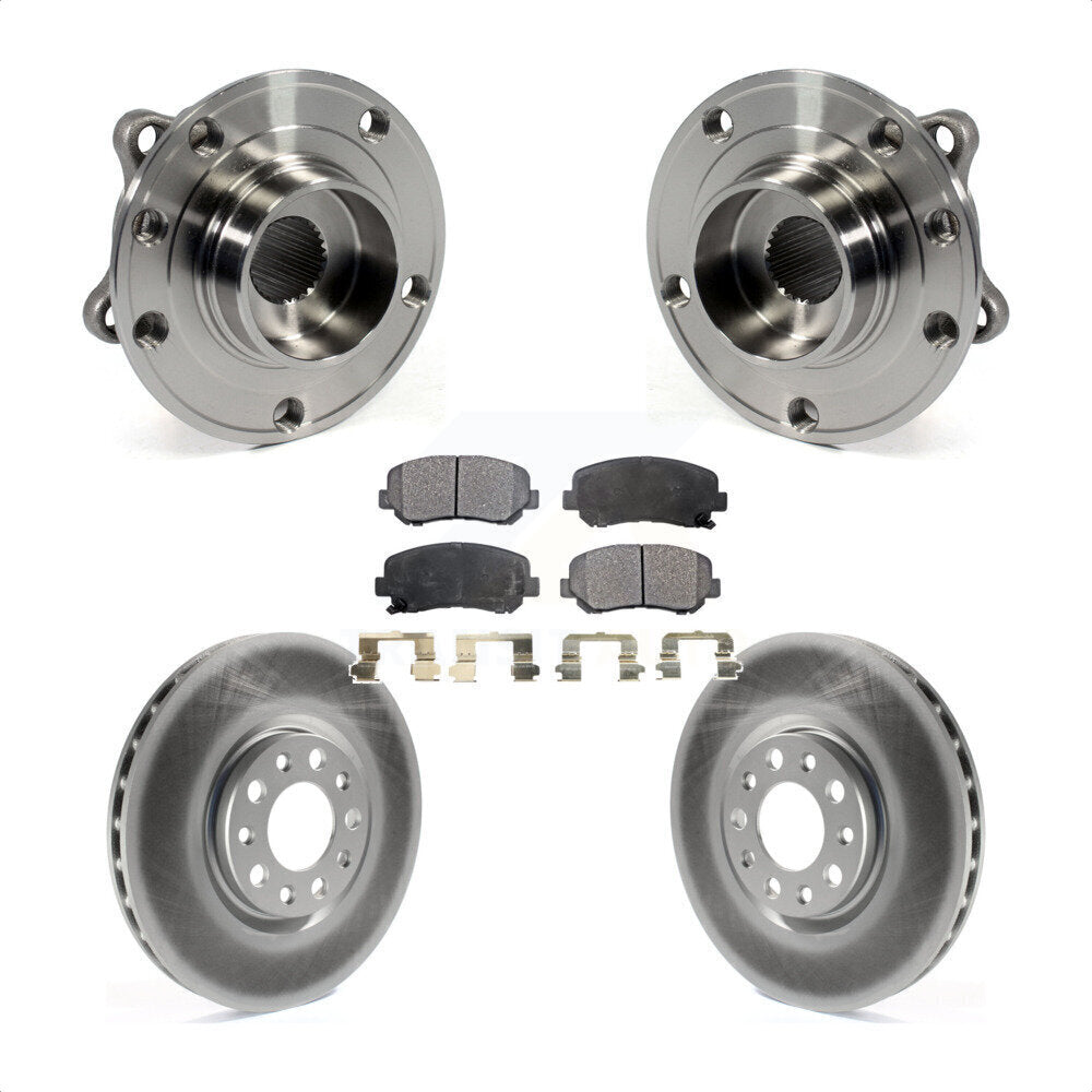 Kit de plaquettes de Rotor de frein, ensemble de roulements de moyeu avant, pour Chrysler 200 Dodge Dar
