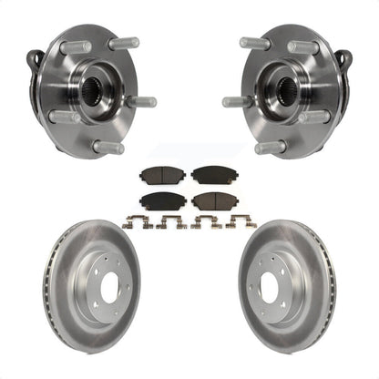 Ensemble de roulement de moyeu avant, Rotor de frein enduit et Kit de plaquettes pour Mazda 3 CX-3 Spor
