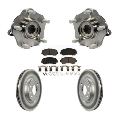 Kit de plaquettes de Rotor de frein à disque revêtu de roulement de moyeu avant, pour Nissan Rogue Sport Qashqa