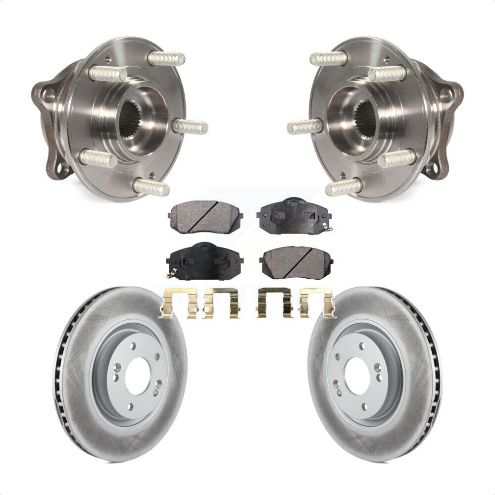 Kit de plaquettes de Rotor de frein, manteau de roulement de moyeu avant, pour Hyundai Tucson Sonata Kia Cadenz