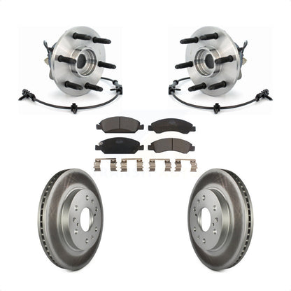 Kit de Rotor et plaquettes de frein revêtus de roulement de moyeu avant, pour Chevrolet GMC Silverado 150