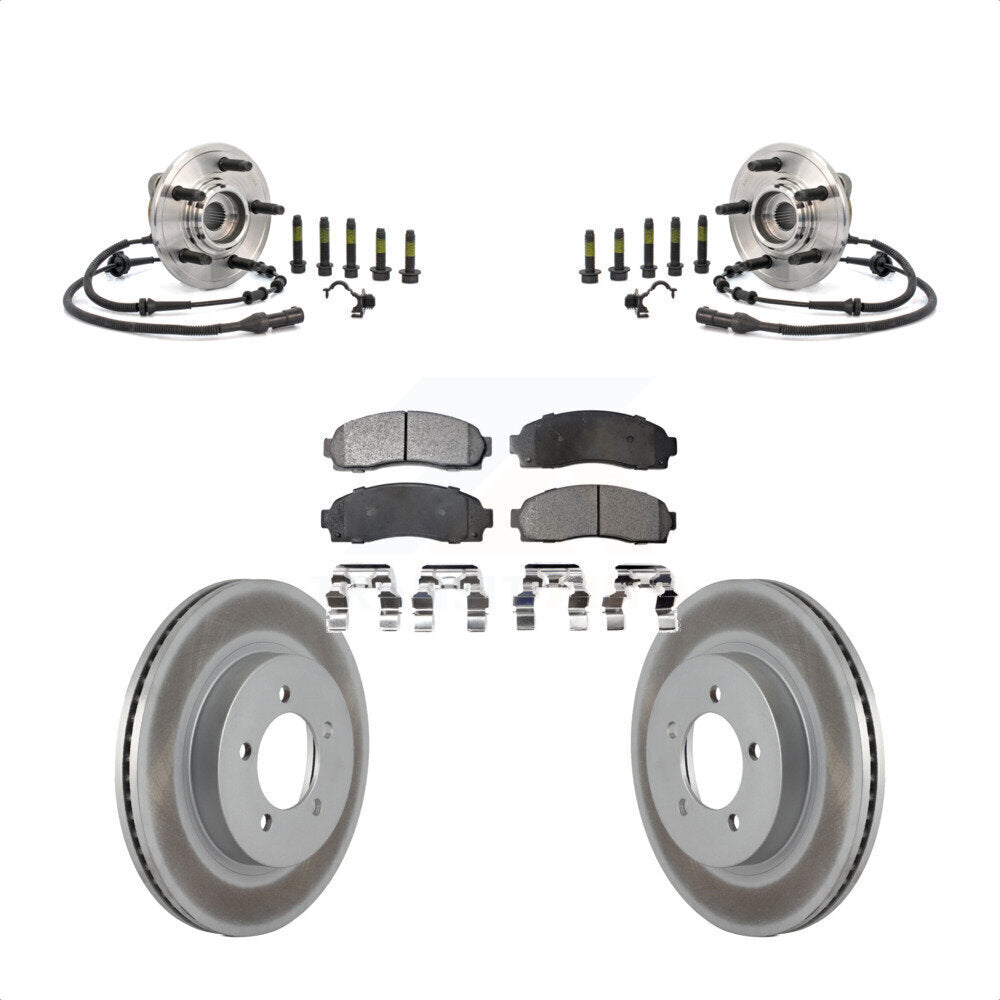 Kit de plaquettes de Rotor de frein, manteau de roulement de moyeu avant, pour Ford Explorer Mercury Mountainee