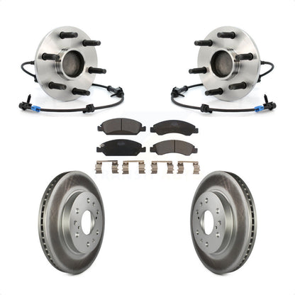 Kit de Rotor et plaquettes de frein revêtus de roulement de moyeu avant, pour Chevrolet GMC Silverado 150
