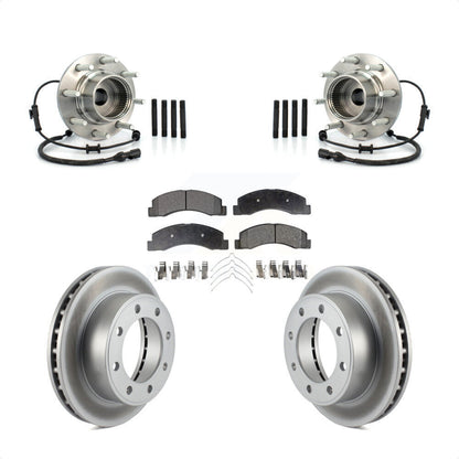 Kit de rotor et de plaquettes de frein avec roulement de moyeu avant, pour Ford Excursion 4W 2001 – 2005
