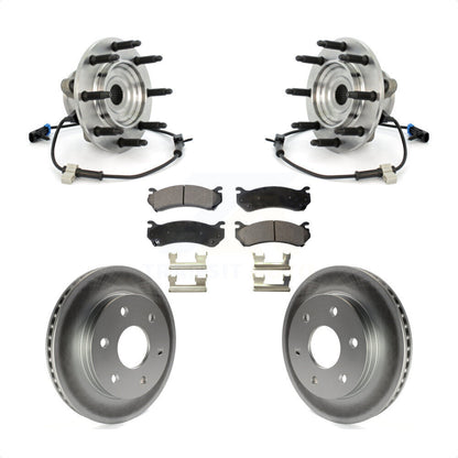 Kit de Rotor et plaquettes de frein revêtus de roulement de moyeu avant, pour Chevrolet Silverado 1500 GM