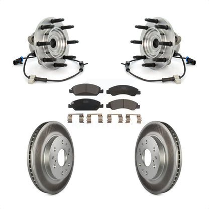 Kit de Rotor et plaquettes de frein revêtus de roulement de moyeu avant, pour Chevrolet GMC Silverado 150