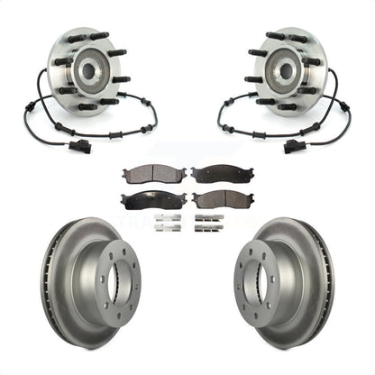 Kit de plaquettes de Rotor de frein, roulement de moyeu avant, pour Dodge Ram 2003 2005 2500 3500 4W