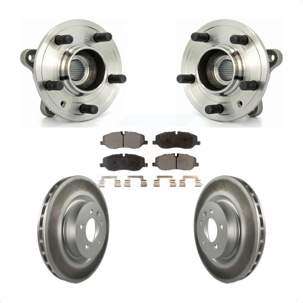 Kit de plaquettes de Rotor de frein enduit d'assemblage de roulement de moyeu avant pour Land Rover Range Spor