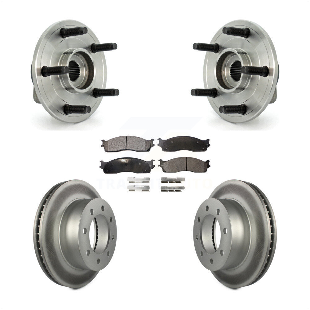 Kit de plaquettes de Rotor de frein, roulement de moyeu avant, pour Dodge Ram 1500 avec roue à 5 écrous