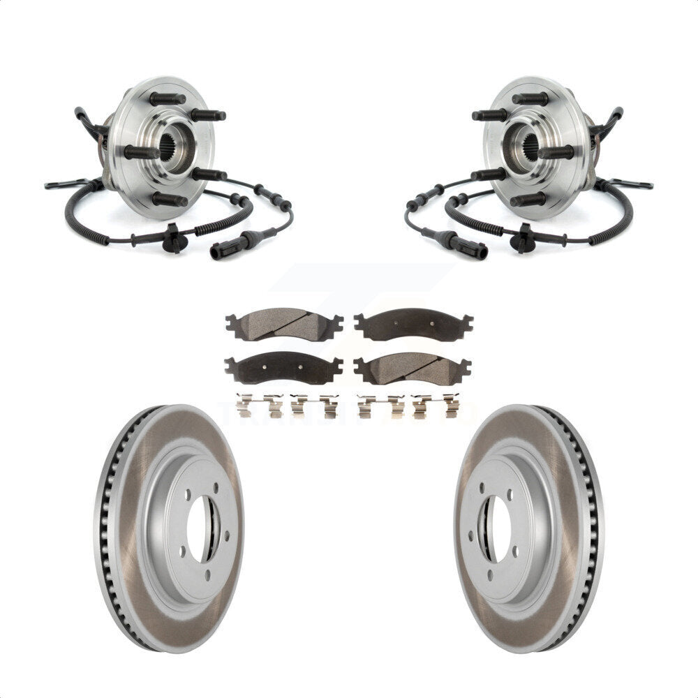 Kit de plaquettes de Rotor de frein, roulement de moyeu avant, pour Ford Explorer Sport Trac Mercur