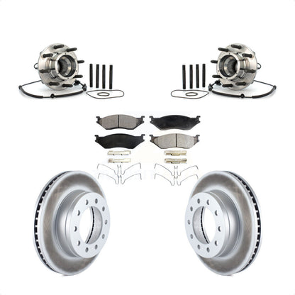 Kit de plaquettes de Rotor de frein, roulement de moyeu avant, pour Ford F-550 Super Duty 4 X 2010