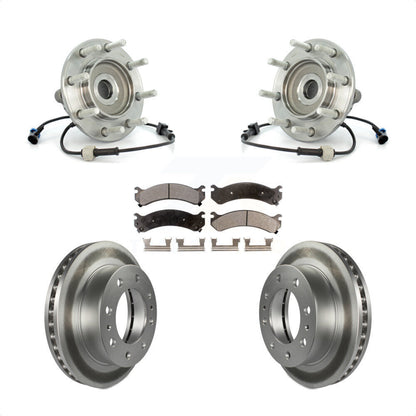 Kit de plaquettes de Rotor de frein, roulement de moyeu avant, pour Chevrolet GMC Sierra 3500 Classi