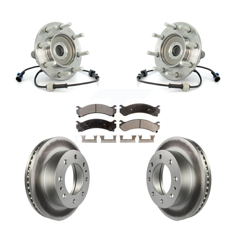 Kit de plaquettes de Rotor de frein, roulement de moyeu avant, pour Chevrolet GMC Sierra 3500 Classi