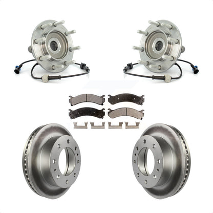 Kit de plaquettes de Rotor de frein, roulement de moyeu avant, pour Chevrolet GMC Sierra 3500 Classi
