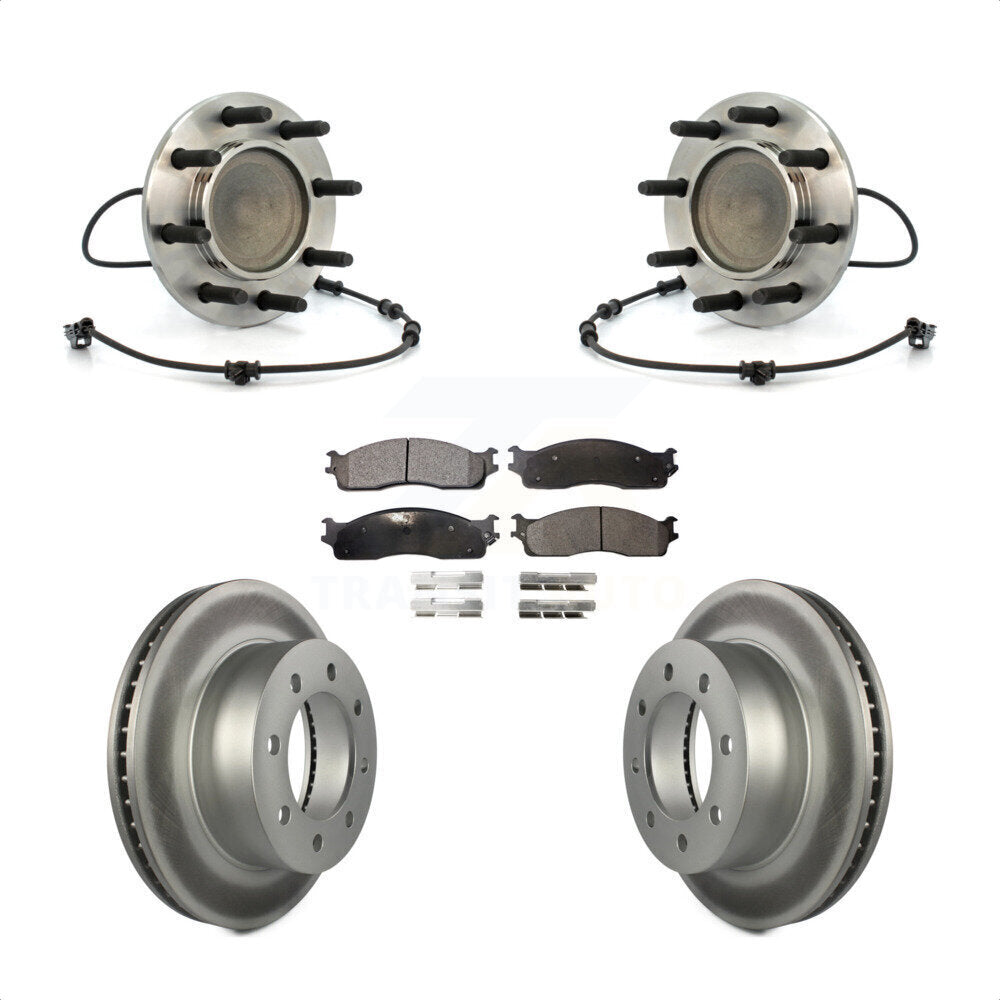 Kit de plaquettes de Rotor de frein, roulement de moyeu avant, pour Dodge Ram 2003 2005 2500 3500 RW