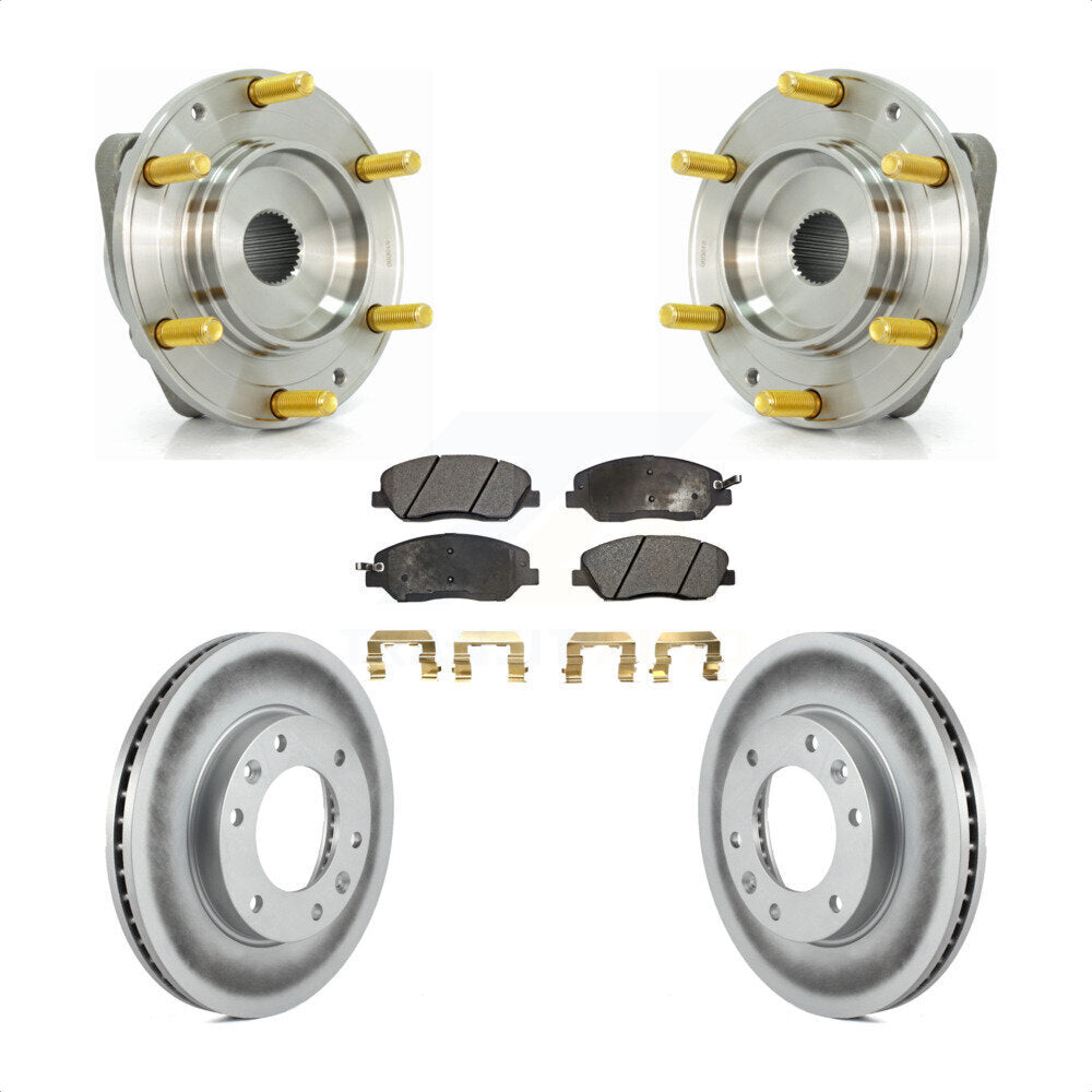 Kit de Rotor et plaquettes de frein revêtus de roulement de moyeu avant, pour Kia Sedona Hyundai Entourag