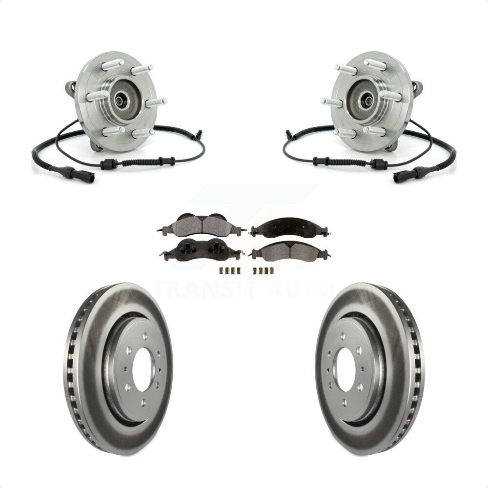 Kit de plaquettes de Rotor de frein, roulement de moyeu avant, pour Ford Expedition Lincoln Navigato