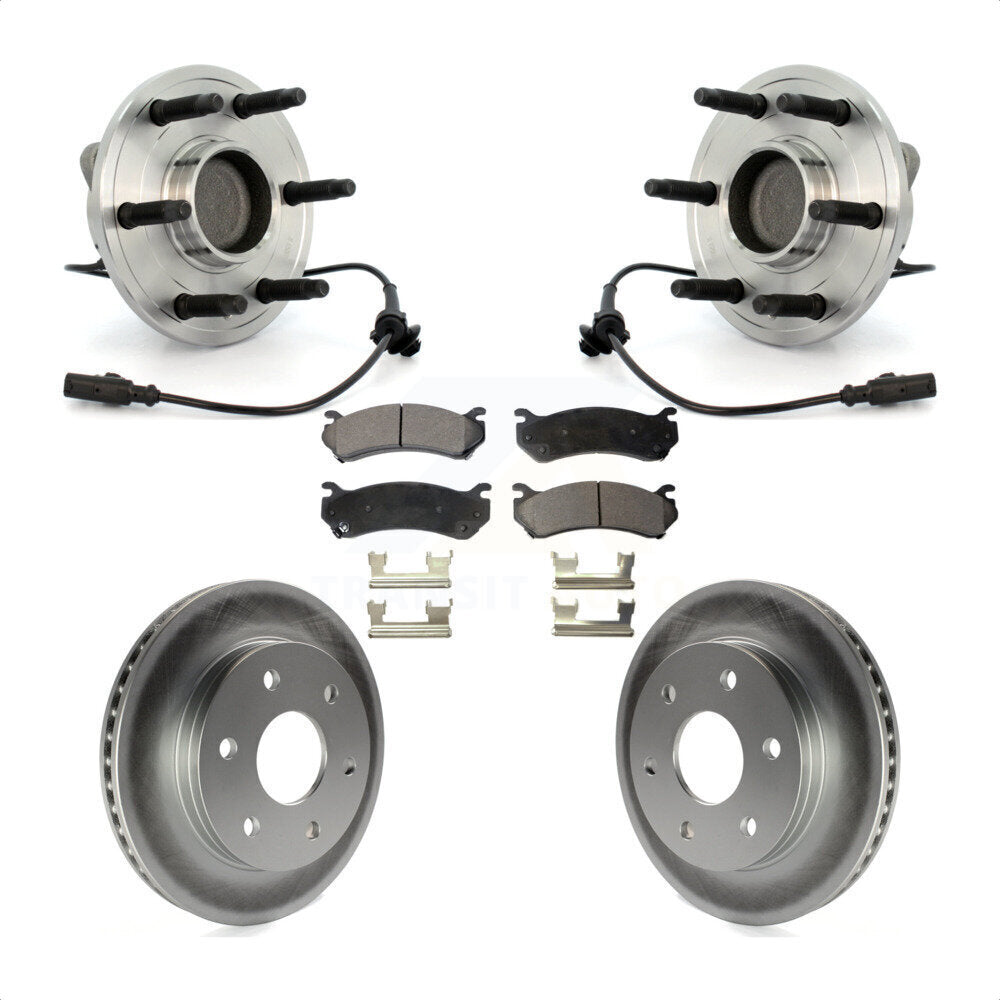 Kit de plaquettes de Rotor de frein, ensemble de roulements de moyeu avant, pour Chevrolet Silverado 150