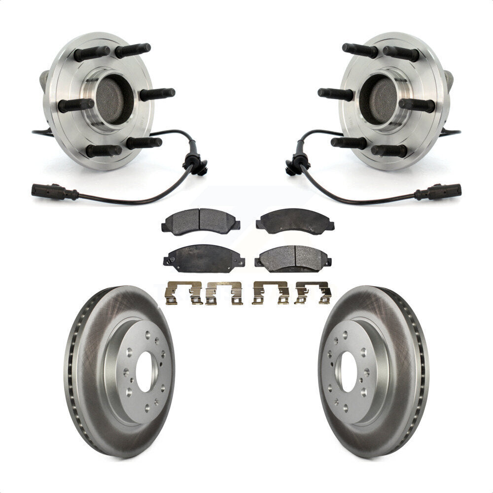 Kit de plaquettes de Rotor de frein, roulement de moyeu avant, pour Chevrolet Avalanche GMC Tahoe X