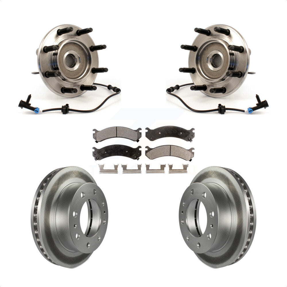 Kit de plaquettes de Rotor de frein, roulement de moyeu avant, pour Chevrolet GMC Sierra 2500 HD 350