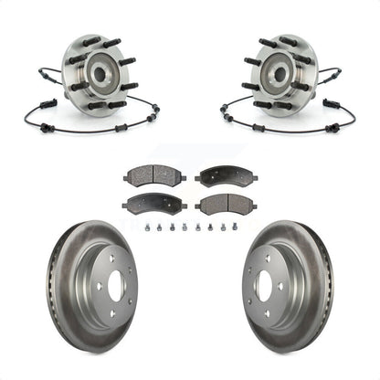 Kit de plaquettes de Rotor de frein, roulement de moyeu avant, pour Dodge Ram 1500 avec roue à 8 écrous