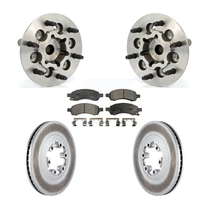 Kit de Rotor et de plaquettes de frein revêtus de roulement de moyeu avant, pour Chevrolet Colorado GMC Canyo