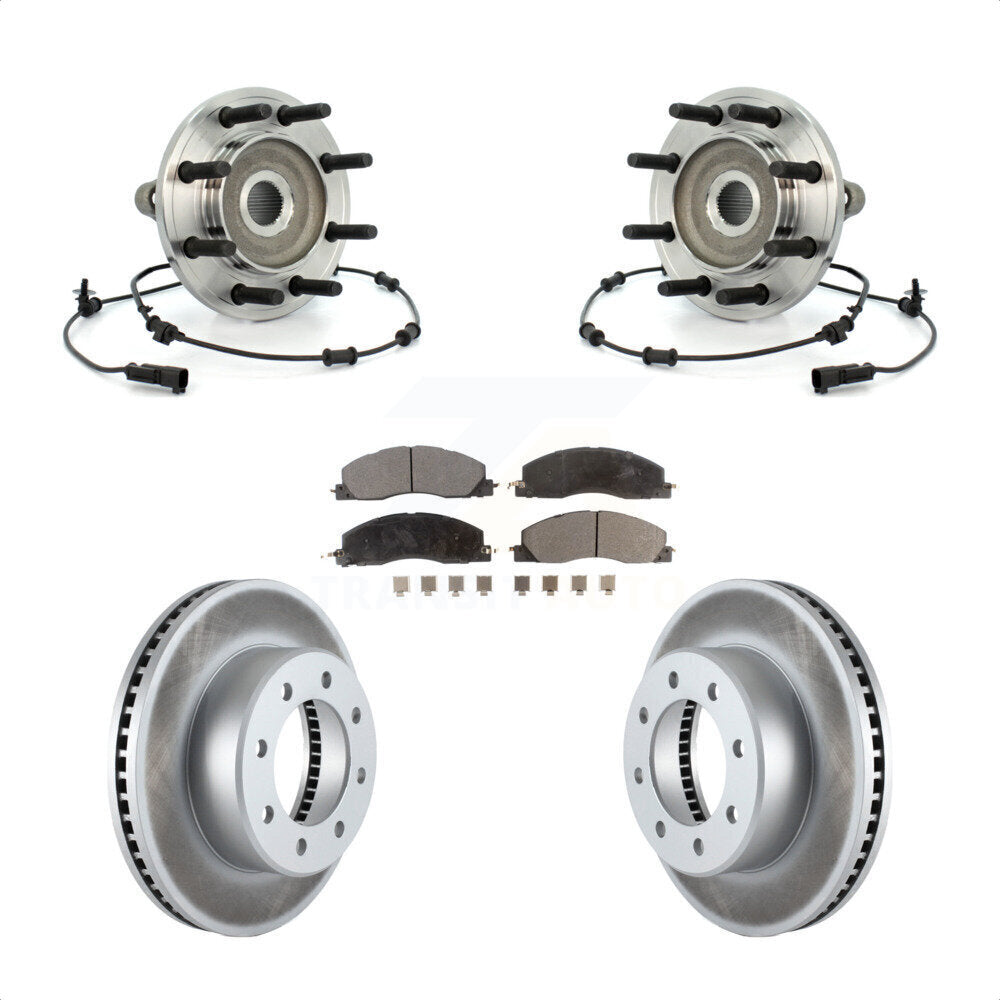 Kit de plaquettes de Rotor de frein, ensemble de roulements de moyeu avant, pour Dodge Ram 2500 3500 4W