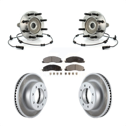 Kit de plaquettes de Rotor de frein, ensemble de roulements de moyeu avant, pour Dodge Ram 2500 3500 4W