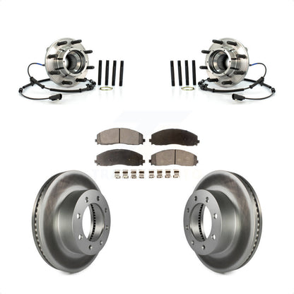 Kit de plaquettes de Rotor de frein enduit de roulement de moyeu avant, pour Ford F-250 Super Duty F-350 4W