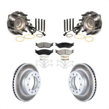Kit de plaquettes de Rotor de frein, roulement de moyeu avant, pour Ford F-450 Super Duty F-550 4 X