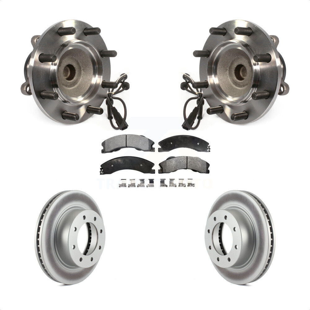 Kit de Rotor et de plaquettes de frein enduits de roulement de moyeu avant, pour Nissan NV2500 NV3500 NV150